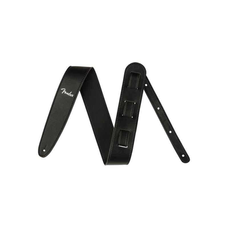 Гитарный ремень FENDER STRAP 2.5" VEGAN LEATHER BLACK